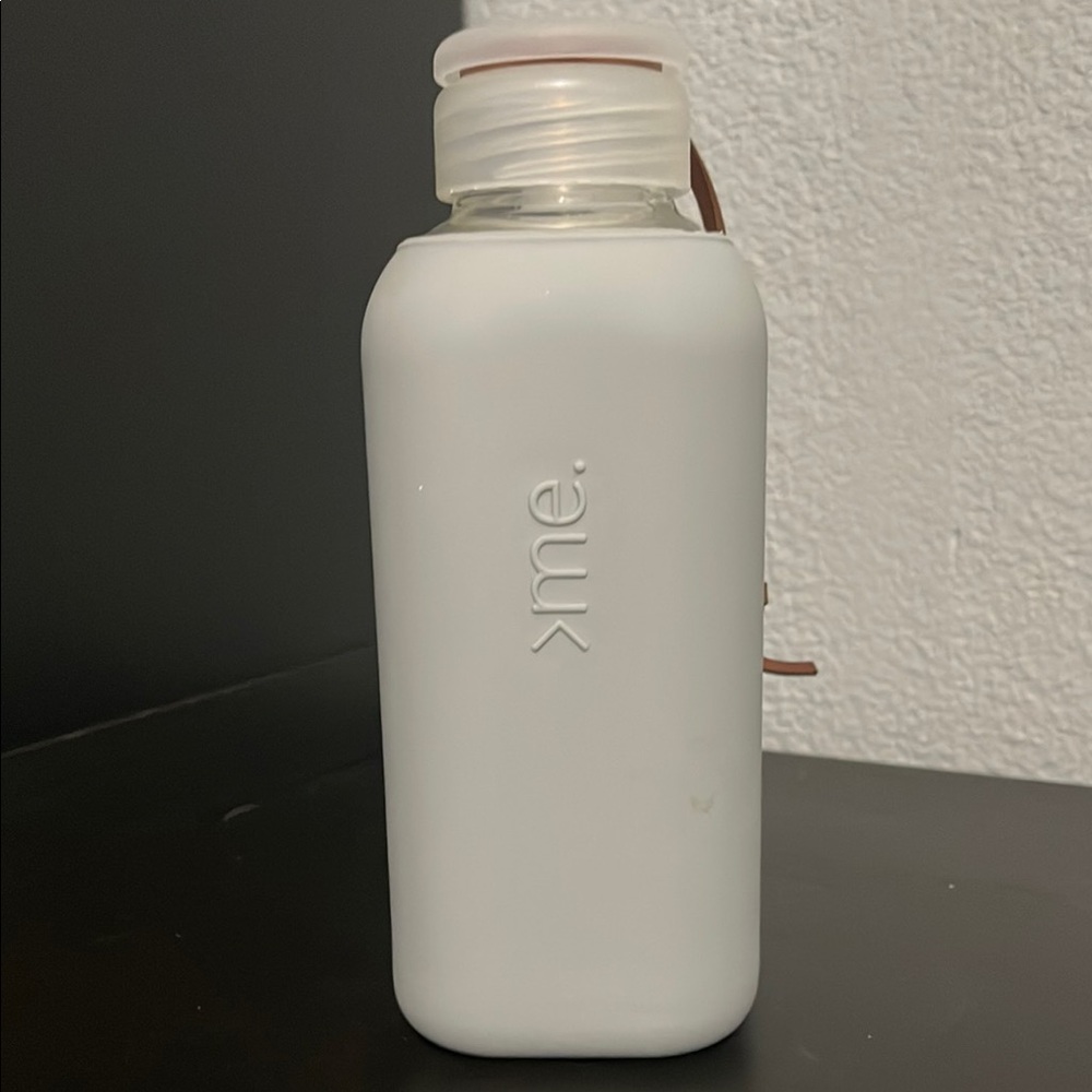 ME Makeover Essentials White Water Bottle